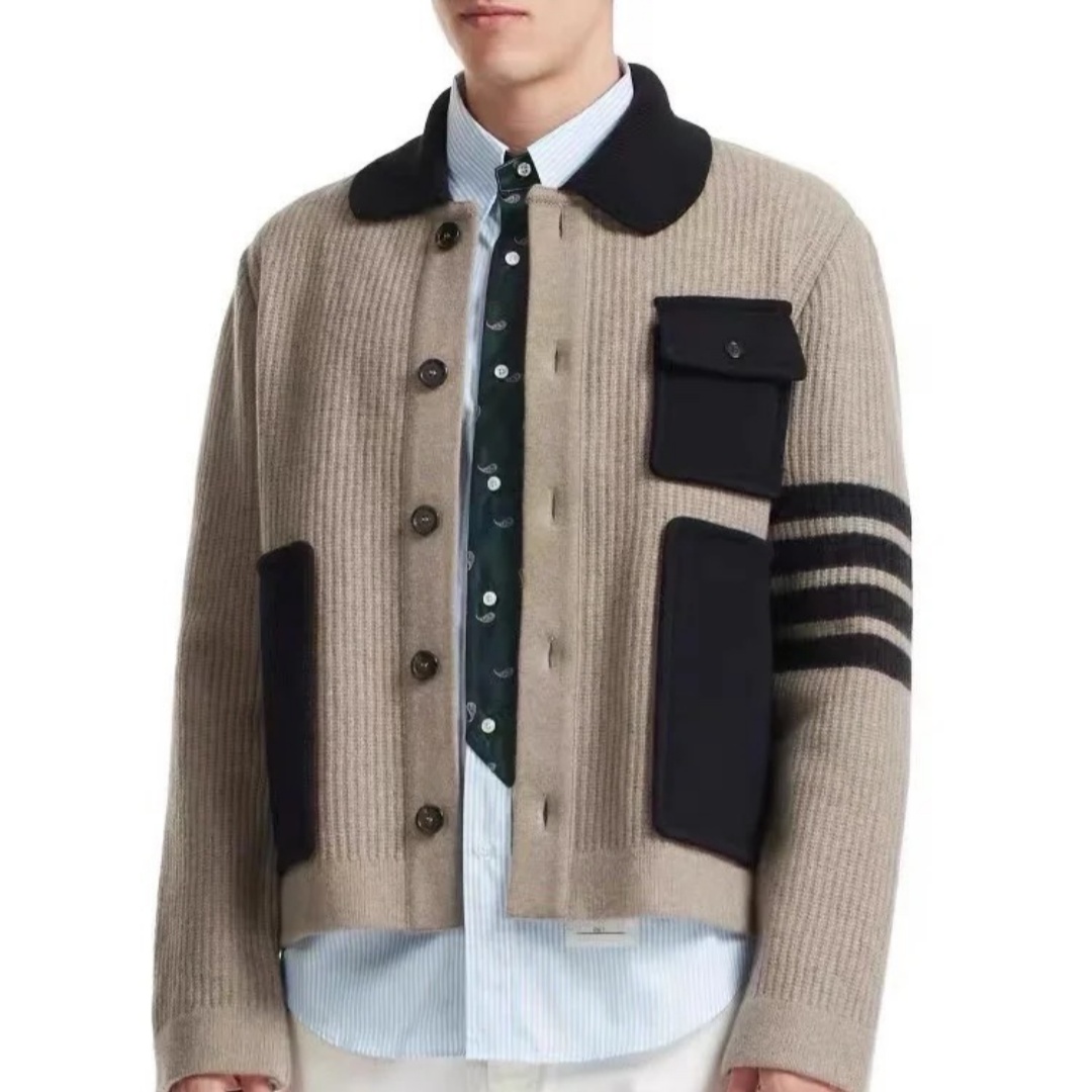 [홍콩명품.THOM BROWNE ] 톰 브라운 2026 남성용 울가디건 TB1392 TB3 홍콩명품의류,구매대행,온라인명품
