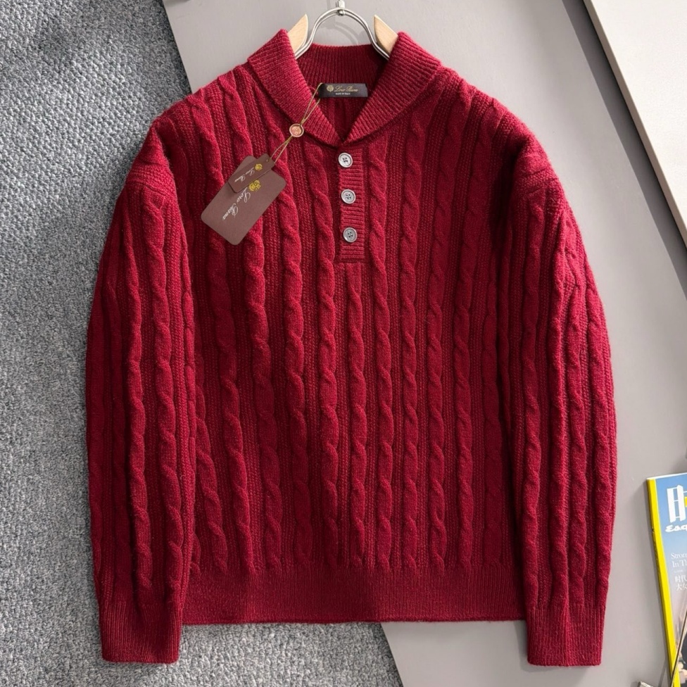 [홍콩명품.loro piana]로로피아나 2026 남성용 울혼방 풀오버 LP1661 HD  홍콩명품의류,구매대행,온라인명품