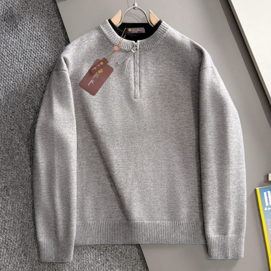 [홍콩명품.loro piana]로로피아나 2026 남성용 울혼방 풀오버 LP1676 HD  홍콩명품의류,구매대행,온라인명품